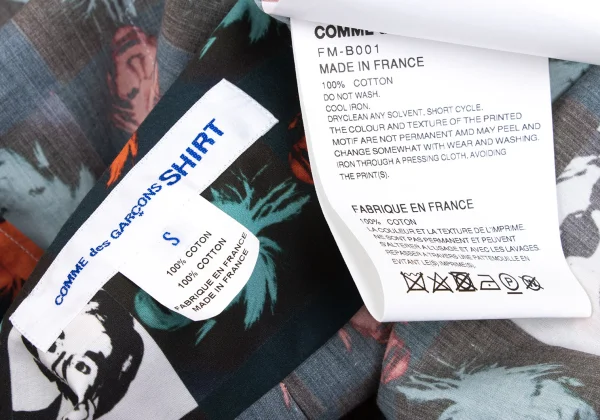 COMME des GARCONS SHIRT Andy Warhol Face Print Shirt K-171859_013