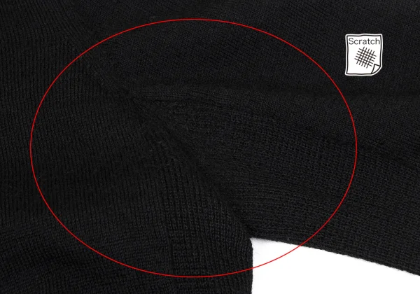 COMME des GARCONS SHIRT Wool Zip Knit Cardigan K-171860_004