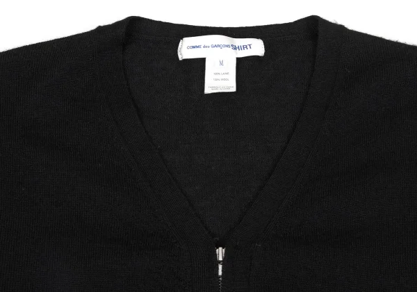 COMME des GARCONS SHIRT Wool Zip Knit Cardigan K-171860_005