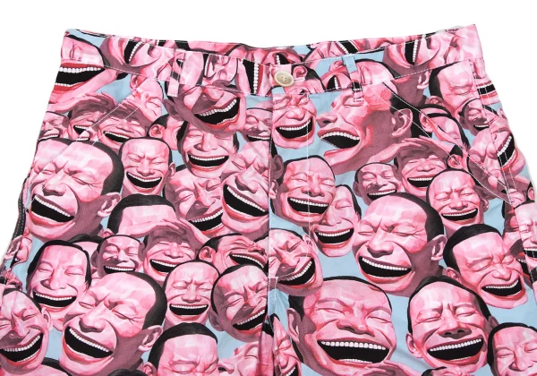 COMME des GARCONS SHIRT×YUE MINJUN Face Graphic Print Half Pants K-171862_002