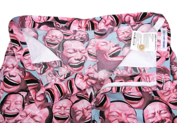 COMME des GARCONS SHIRT×YUE MINJUN Face Graphic Print Half Pants K-171862_005