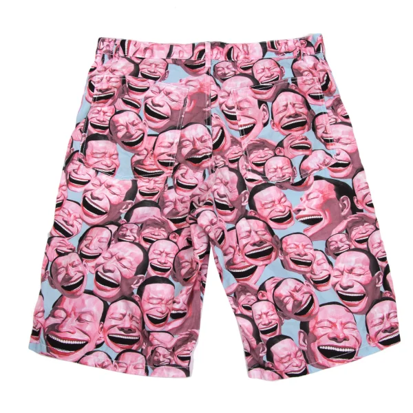 COMME des GARCONS SHIRT×YUE MINJUN Face Graphic Print Half Pants K-171862_008