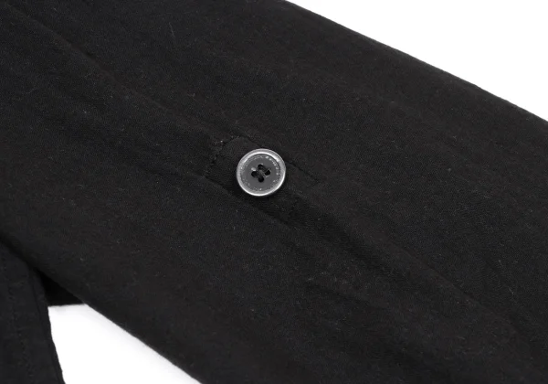 Yohji Yamamoto POUR HOMME Cotton Stand-Collar Long Shirt K-171865_007
