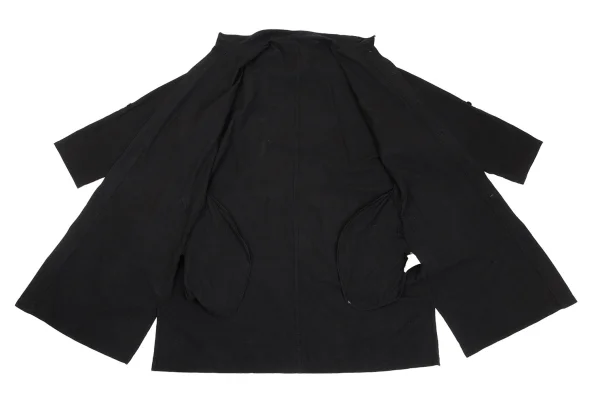 Yohji Yamamoto POUR HOMME Cotton Stand-Collar Long Shirt K-171865_012