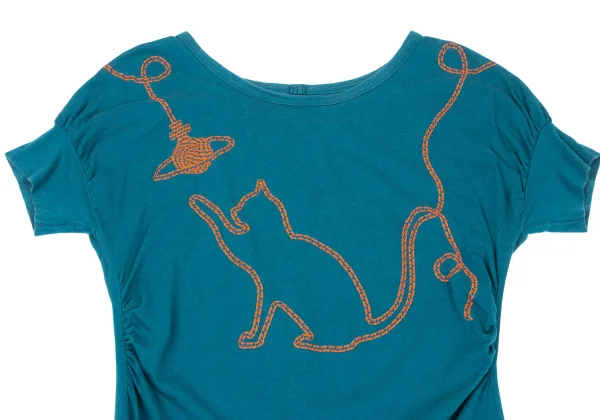 Vivienne Westwood Red Label Cat Orb Print French Sleeve Top K-171866_003