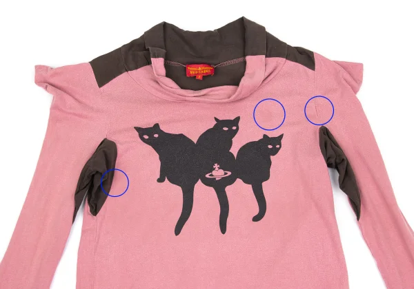 Vivienne Westwood Red Label Cat Print Long Sleeve T Shirt K-171867_003