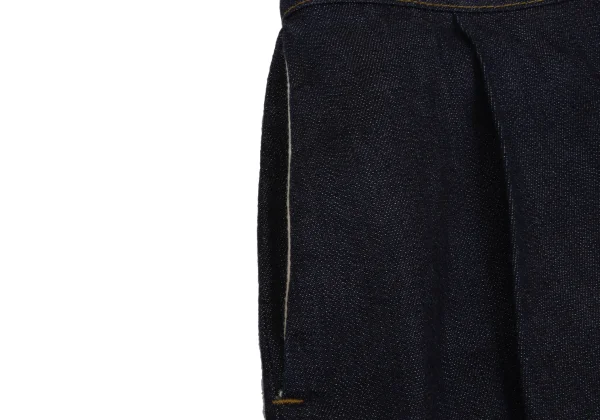 Vivienne Westwood Back Orb Embroidery Tuck Denim Shorts K-171868_008