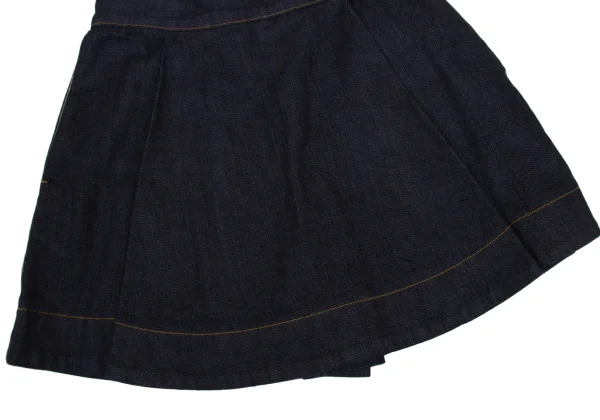 Vivienne Westwood Back Orb Embroidery Tuck Denim Shorts K-171868_009