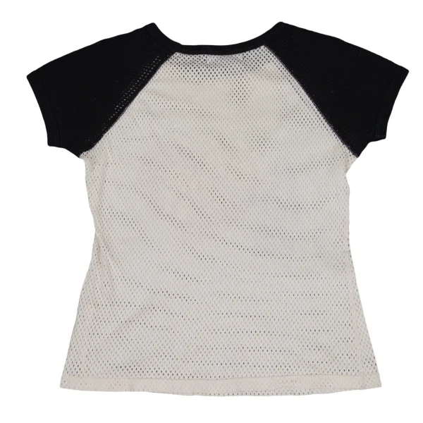 HYSTERIC GLAMOUR Heart Print Mesh T Shirt K-171869_012
