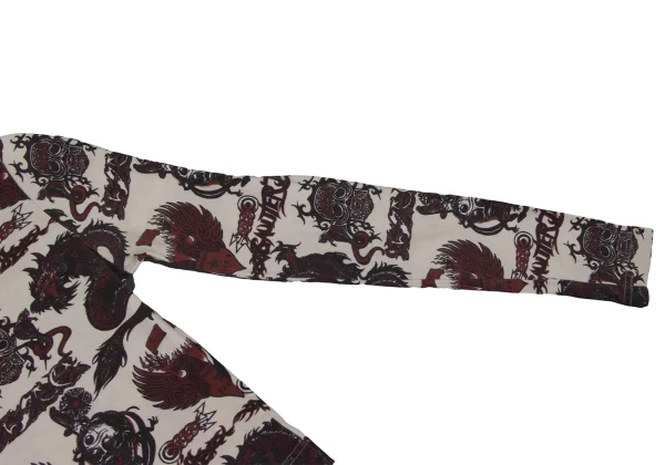 GAULTIER JEAN'S Skull Dragon Print Short T Shirt K-171871_008