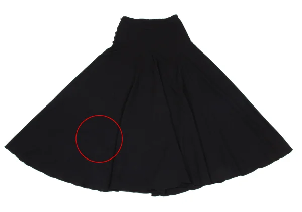 Jean Paul GAULTIER FEMME Side Button Flare Skirt K-171873_011