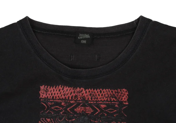 Jean Paul GAULTIER FEMME Tribal Print T Shirt K-171875_003
