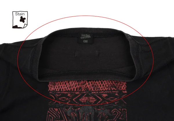 Jean Paul GAULTIER FEMME Tribal Print T Shirt K-171875_004