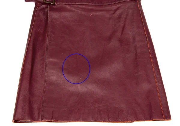Jean Paul GAULTIER FEMME Cowhide Leather Wrap Skirt K-171879_006