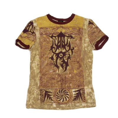 Jean Paul GAULTIER HOMME Tribal Print Short-Sleeve Ringer T-Shirt