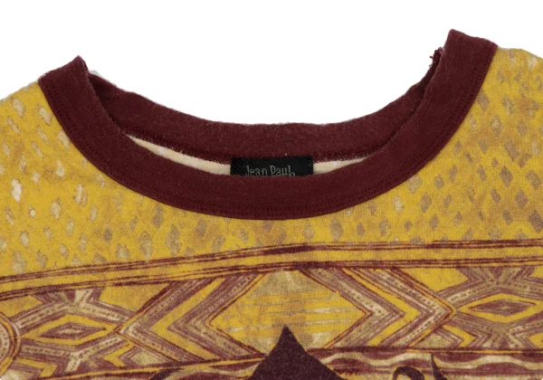 Jean Paul GAULTIER HOMME Tribal Print Short-Sleeve Ringer T-Shirt K-171881_003
