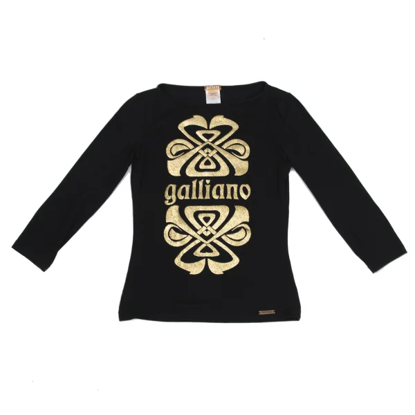 John Galliano Glitter Print 3/4 sleeve Cardigan K-171883_002