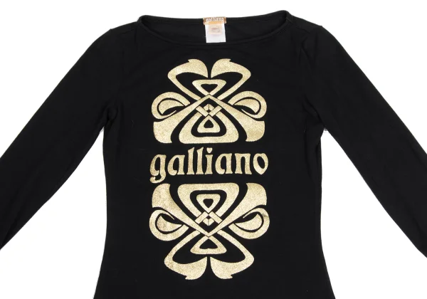 John Galliano Glitter Print 3/4 sleeve Cardigan K-171883_003