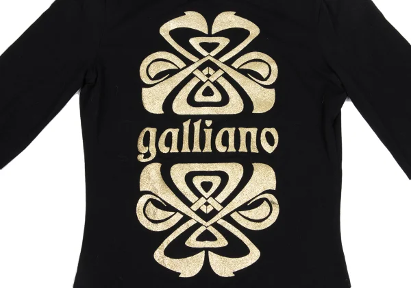 John Galliano Glitter Print 3/4 sleeve Cardigan K-171883_008