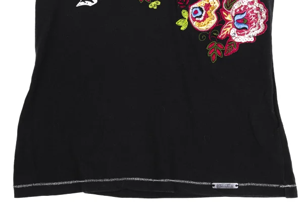 John Galliano Rose Patch Sequin Short-Sleeve T-Shirt K-171884_006