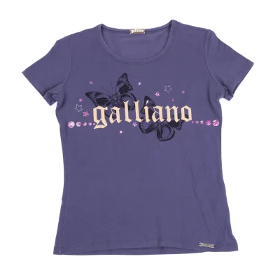 John Galliano Butterfly Printed T-shirt