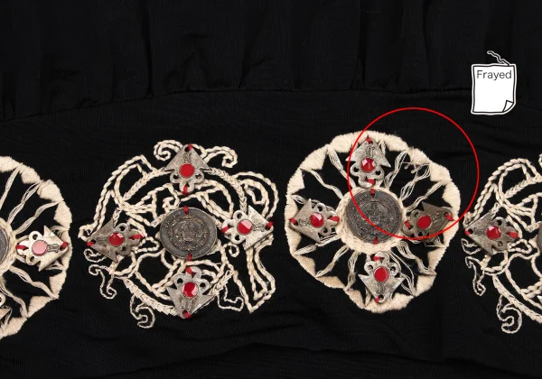 John Galliano Embroidery Metal Ornament Design Tunic K-171886_008