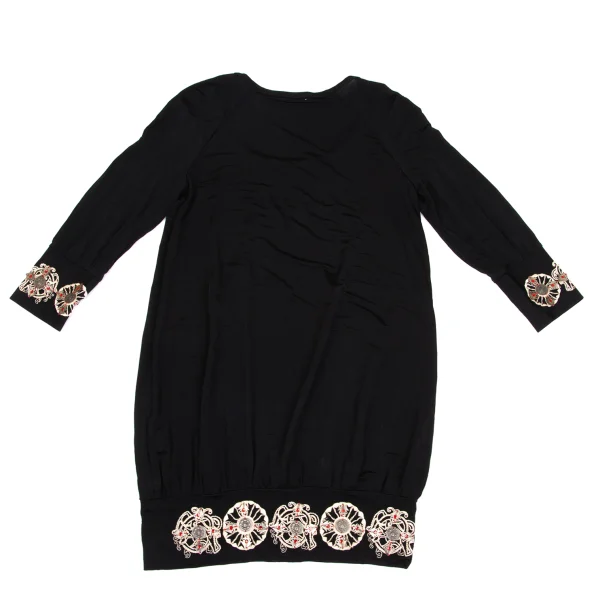 John Galliano Embroidery Metal Ornament Design Tunic K-171886_011