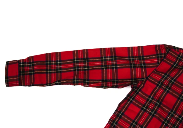 COMME des GARCONS HOMME PLUS Wool Checker Long Sleeve Shirt K-171889_005