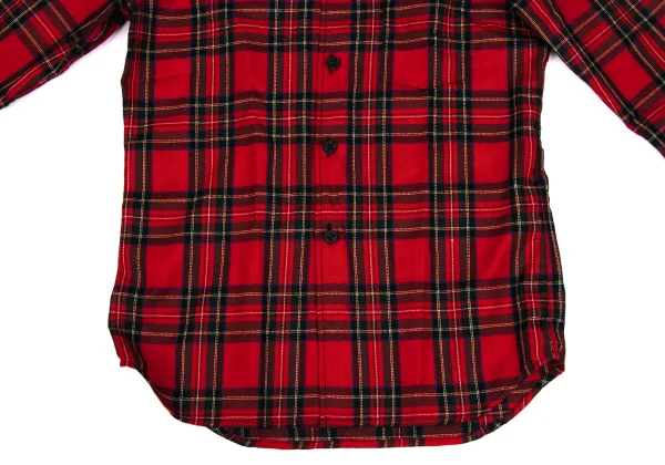 COMME des GARCONS HOMME PLUS Wool Checker Long Sleeve Shirt K-171889_007