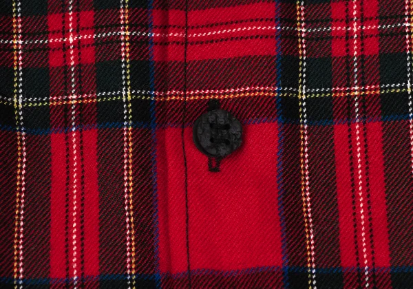 COMME des GARCONS HOMME PLUS Wool Checker Long Sleeve Shirt K-171889_009