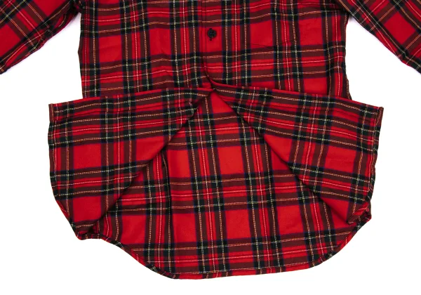 COMME des GARCONS HOMME PLUS Wool Checker Long Sleeve Shirt K-171889_010