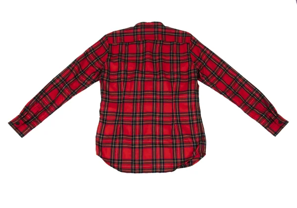 COMME des GARCONS HOMME PLUS Wool Checker Long Sleeve Shirt K-171889_011