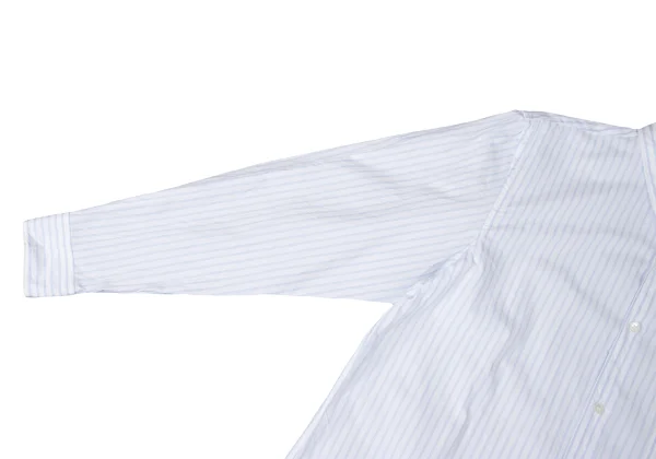 COMME des GARCONS HOMME PLUS Pigment Dyed Oval Logo Striped Shirt K-171891_006