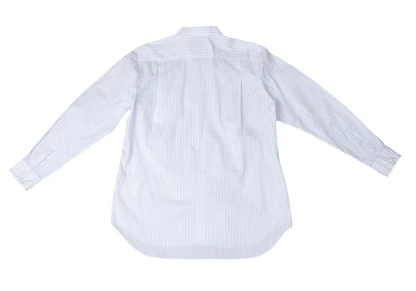 COMME des GARCONS HOMME PLUS Pigment Dyed Oval Logo Striped Shirt K-171891_012