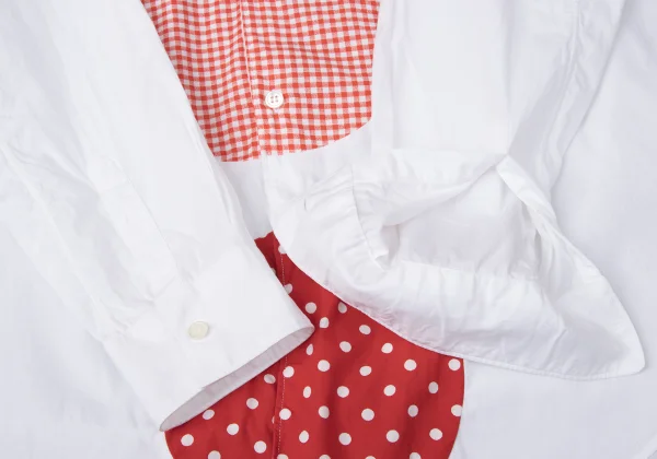 COMME des GARCONS SHIRT Circle Patch Long Sleeved Shirt K-171896_007