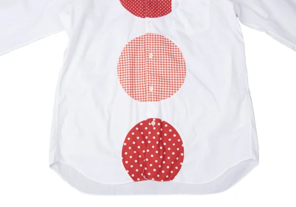 COMME des GARCONS SHIRT Circle Patch Long Sleeved Shirt K-171896_008