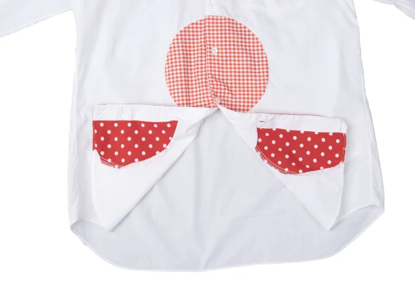 COMME des GARCONS SHIRT Circle Patch Long Sleeved Shirt K-171896_011