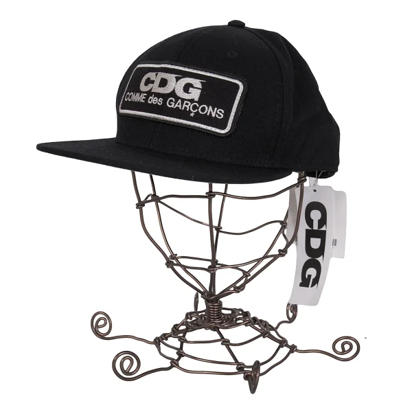 CDG Logo Patch Baseball Cap Black  K-171899_001