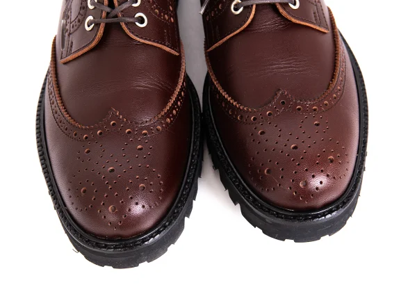 COMME des GARCONS HOMME Wing Tip Leather Shoes K-171901_005