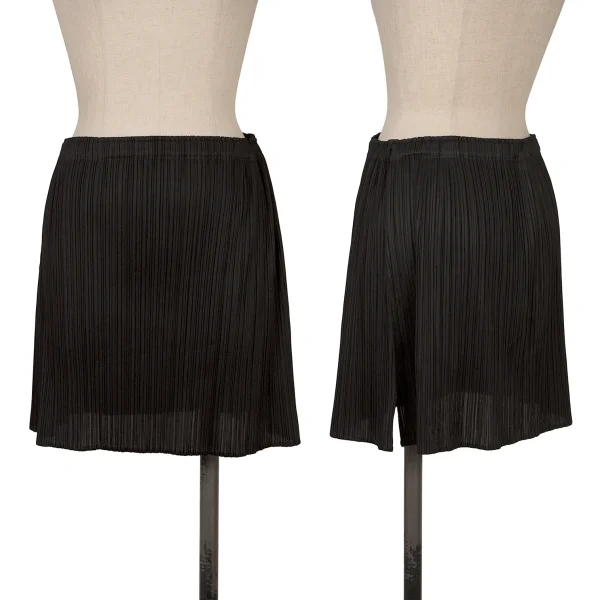 PLEATS PLEASE A-line Mini Skirt Black F K-171905_001