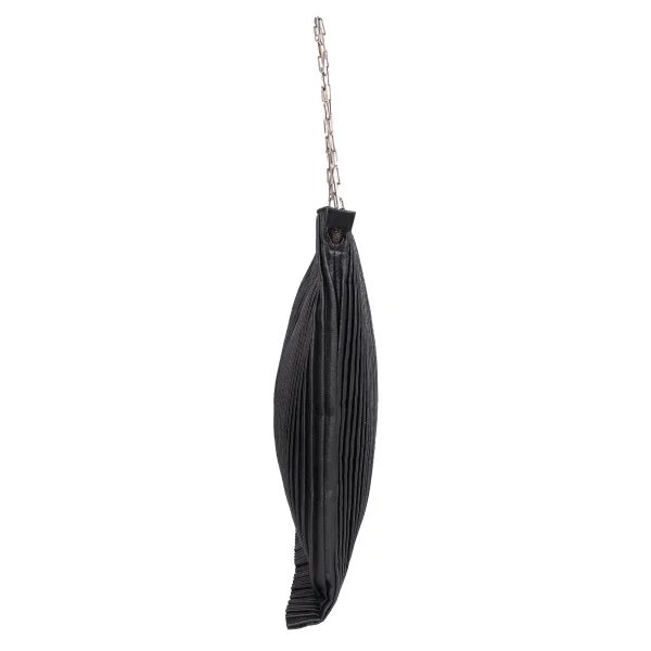 Jean Paul GAULTIER Pleated Leather Chain Handle Bag K-171906_003