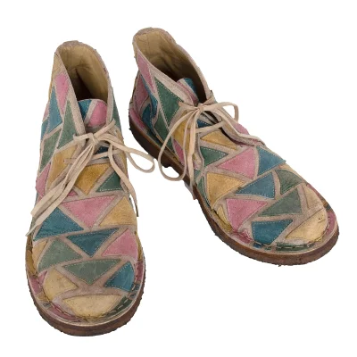 COMME des GARCONS HOMME PLUS Patchwork Suede Chukka Boots