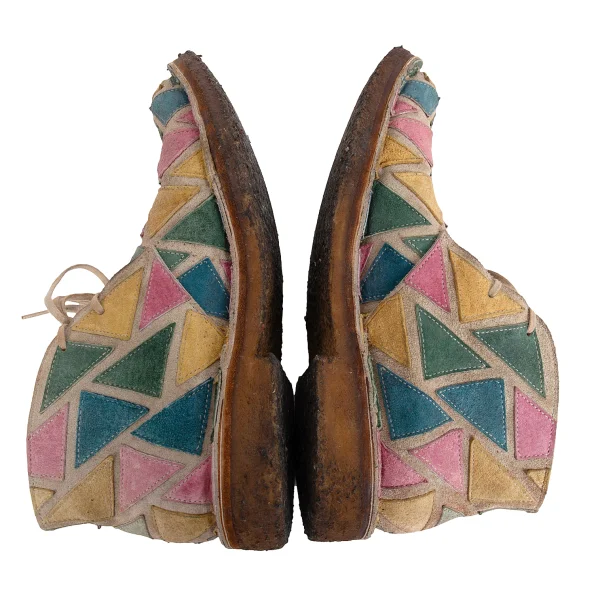 COMME des GARCONS HOMME PLUS Patchwork Suede Chukka Boots K-171907_011