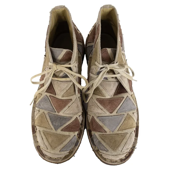 COMME des GARCONS HOMME PLUS Patchwork Suede Chukka Boots K-171908_002