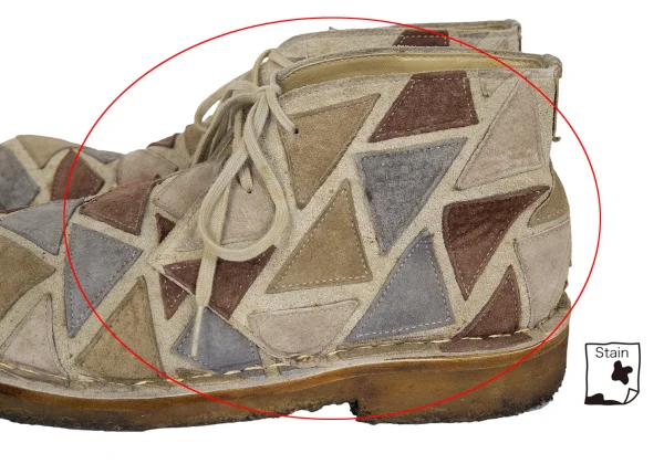 COMME des GARCONS HOMME PLUS Patchwork Suede Chukka Boots K-171908_008