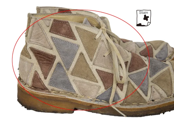 COMME des GARCONS HOMME PLUS Patchwork Suede Chukka Boots K-171908_009