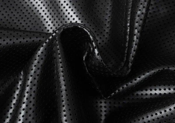 COMME des GARCONS SHIRT Faux Leather Perforated Jacket K-171911_017