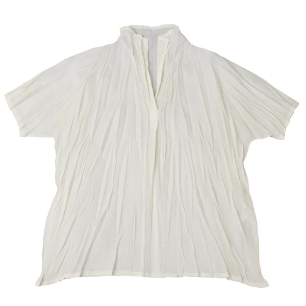 PLEATS PLEASE Wrinkle Pleated Skipper Shirt K-171912_002