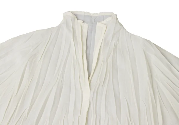 PLEATS PLEASE Wrinkle Pleated Skipper Shirt K-171912_003