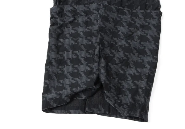 ISSEY MIYAKE Cotton Houndstooth Weave Sleeveless Blouse K-171919_008
